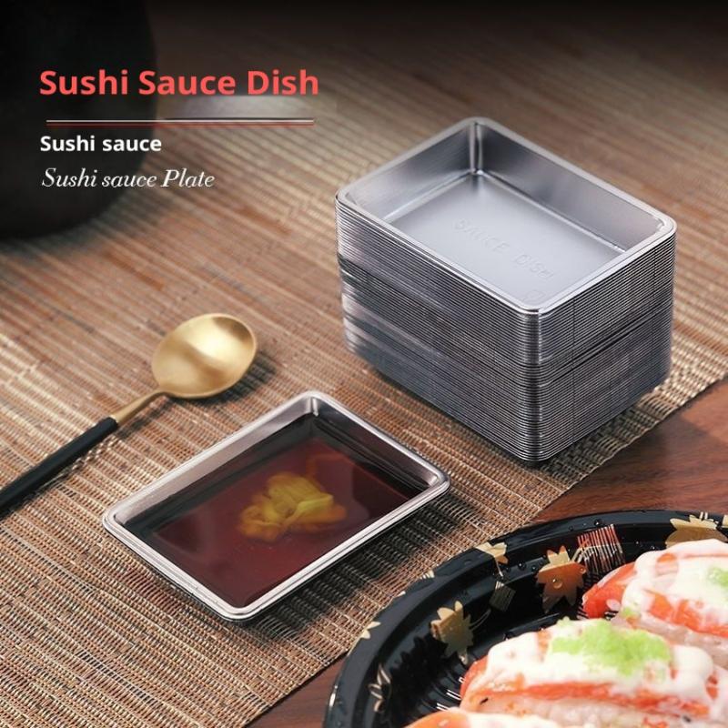 Meal Prep Bowl - 100 Stück Einweg-Saucenschälchen, Sushi-Gewürzschale, Plastik-Senfschale, Dip-Schale,