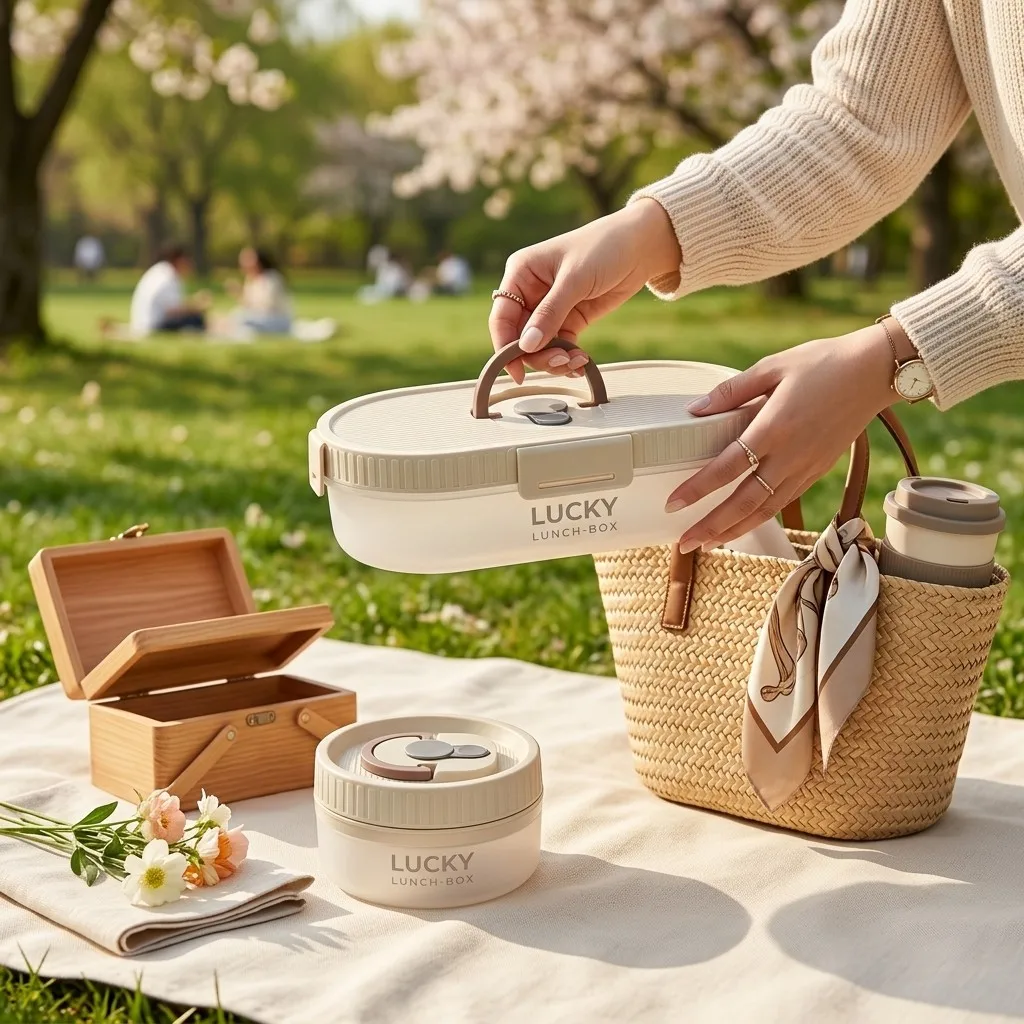 Tragbares Bento-Lunchbox-Set,  – Meal Prep Or Prep Meal Bewertung und Preis