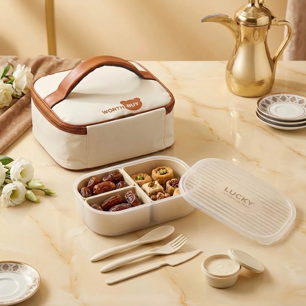 3-Fächer-Bento-Lunchbox aus Ku – Meal Prep Or Prep Meal Bewertung und Preis