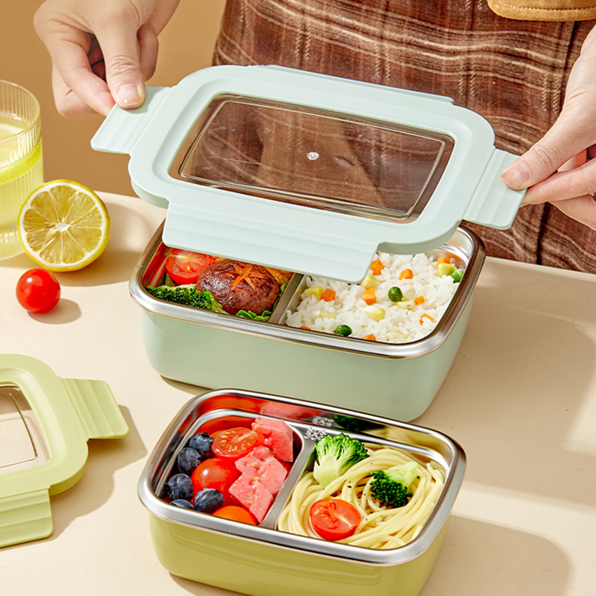 Mikrowellen-Lunchbox mit Fäche – Meal Prep Bowl Bewertung und Preis