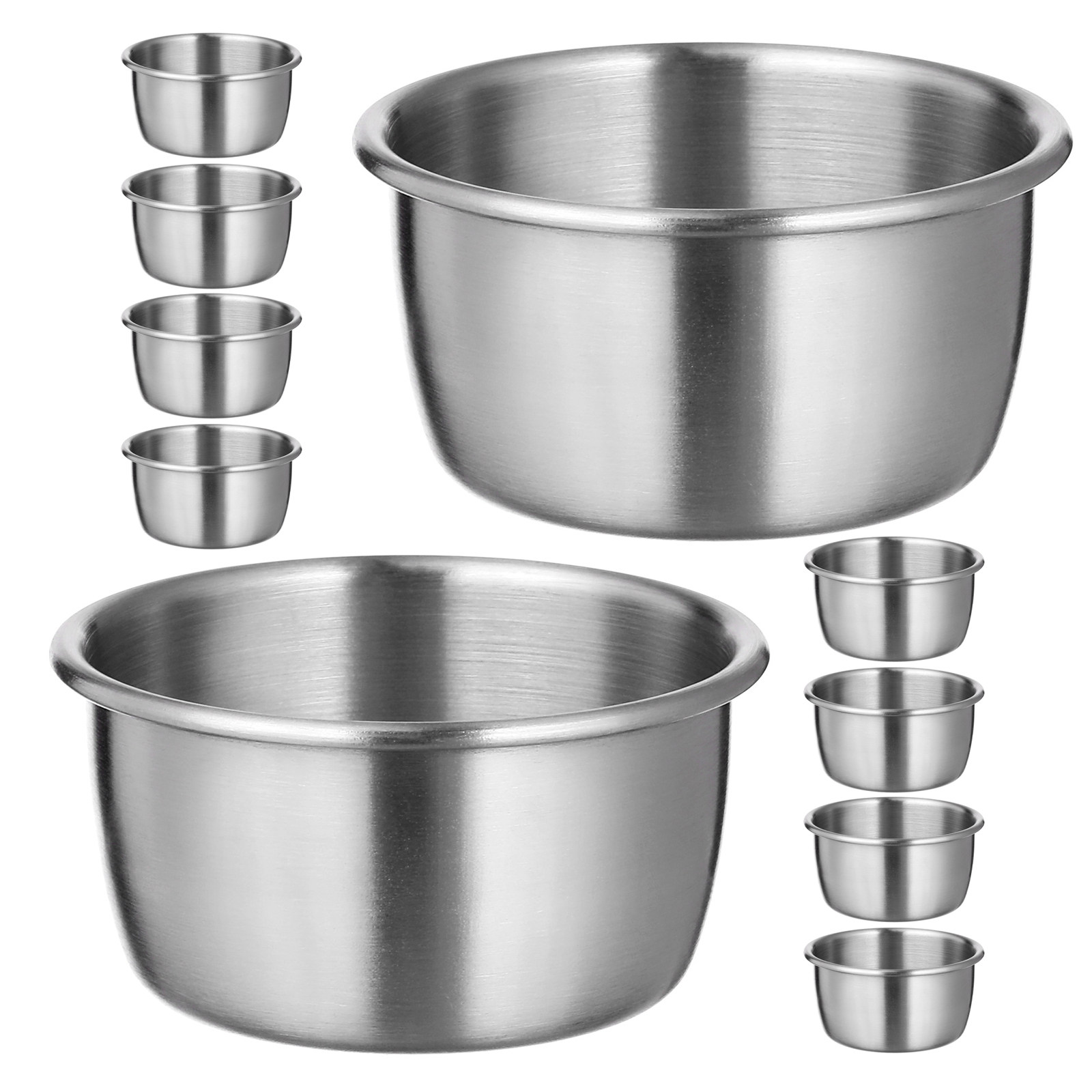 10 Stück Edelstahl-Saucenschal – Sauce Dipping Cup Bewertung und Preis